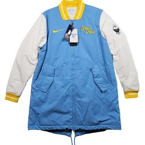 Nike Baseball Dugout Jacket Mens M Brewers City Connect Brew Crew Insulated